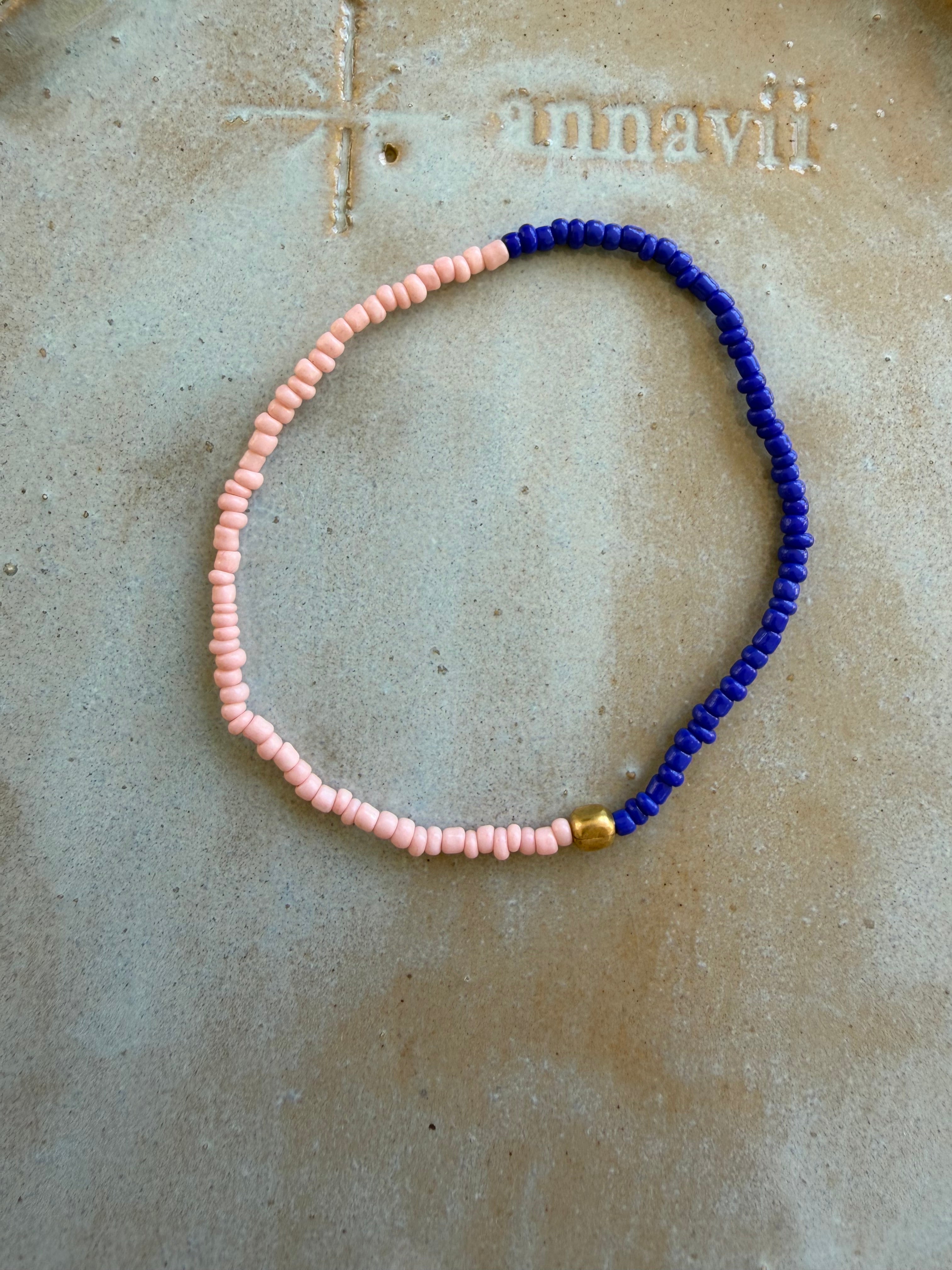 Annavii Armbånd - Ana Armbånd 1024 Rosa-Cobolt Blå