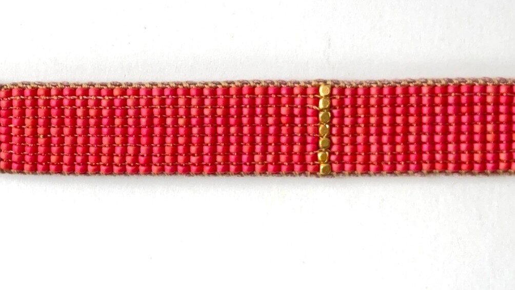 IBU Jewels Armbånd - HF Pin Piont Armbånd i Coral