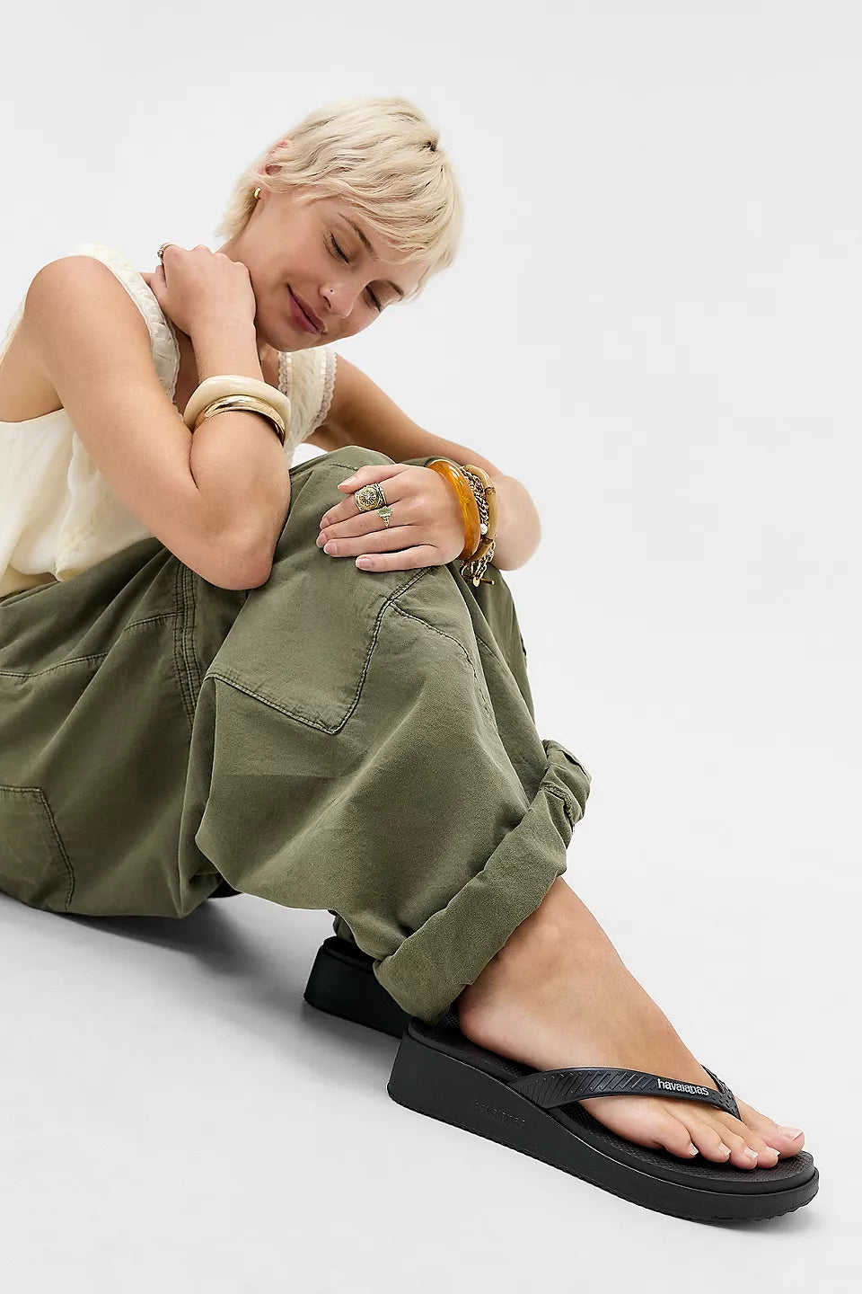 Havaianas Klip Klap - Hav High Platform ll i Sort