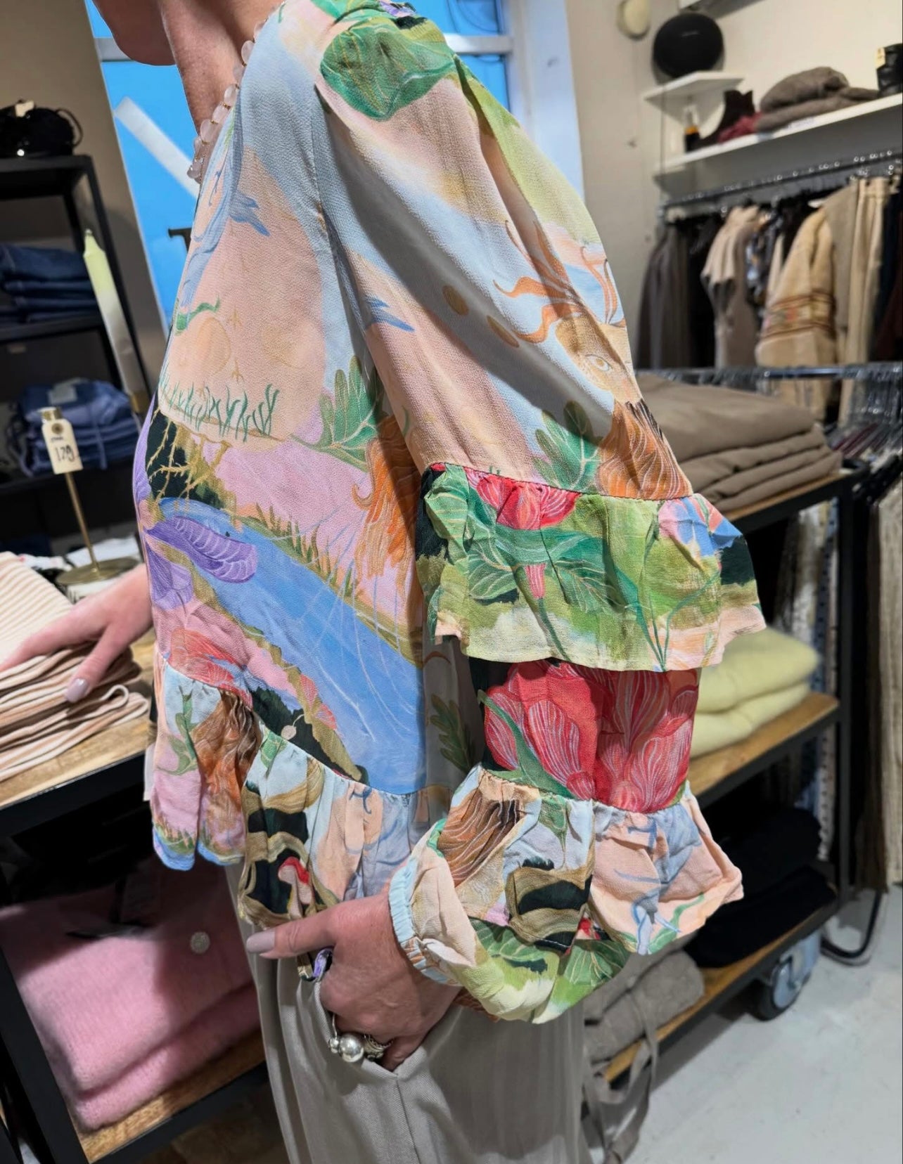 Nümph Bluse - NuShailyn Bluse i Airy Blue