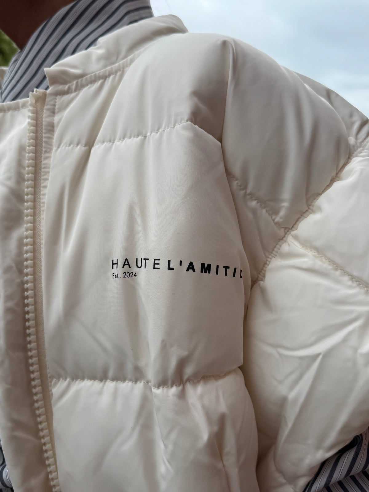 Haute L´amitié Vest - Mount Puffer Vest i Off White