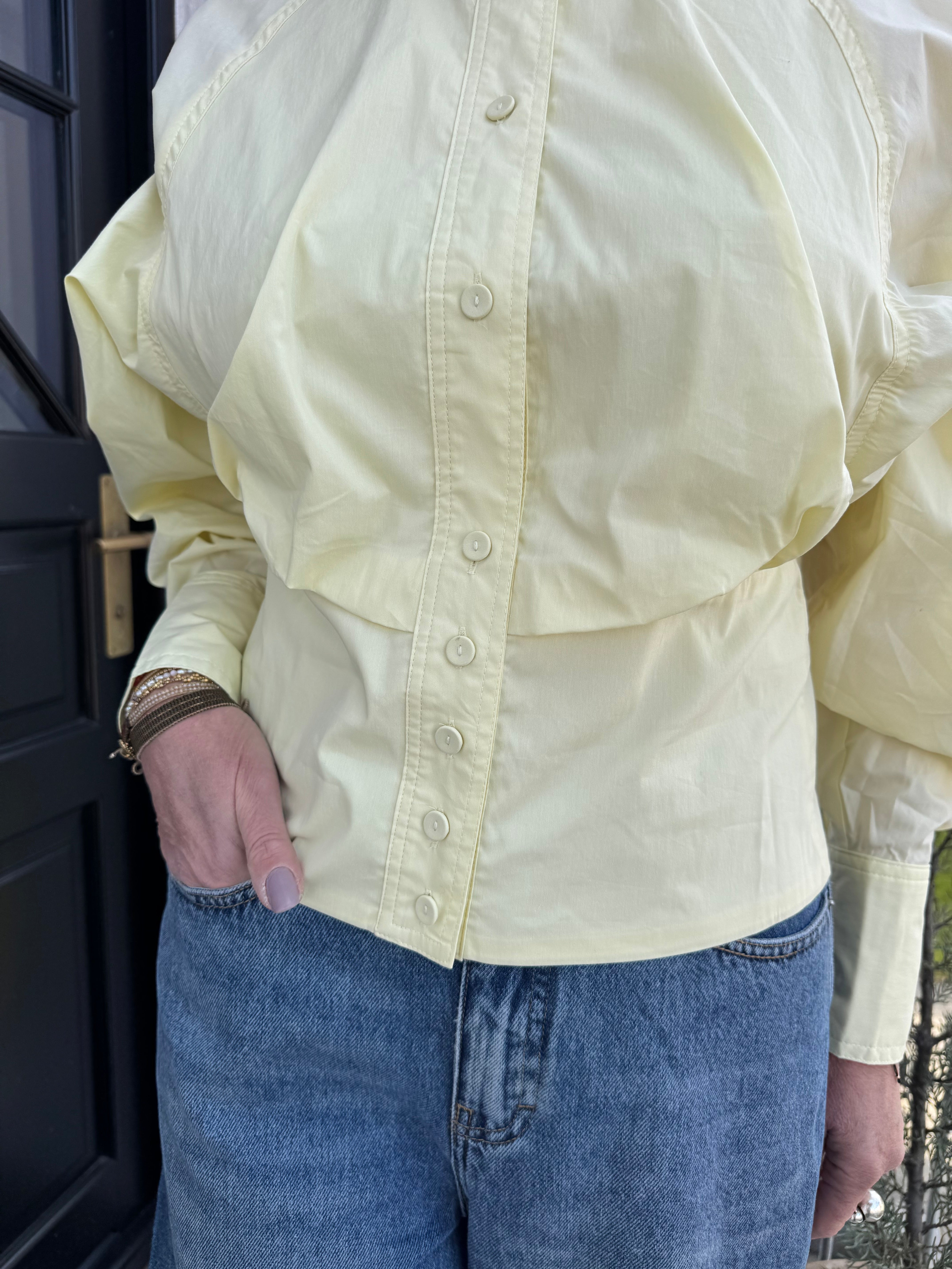 Gossia Skjorte -CharlotteGO Skjorte i Soft Lemon