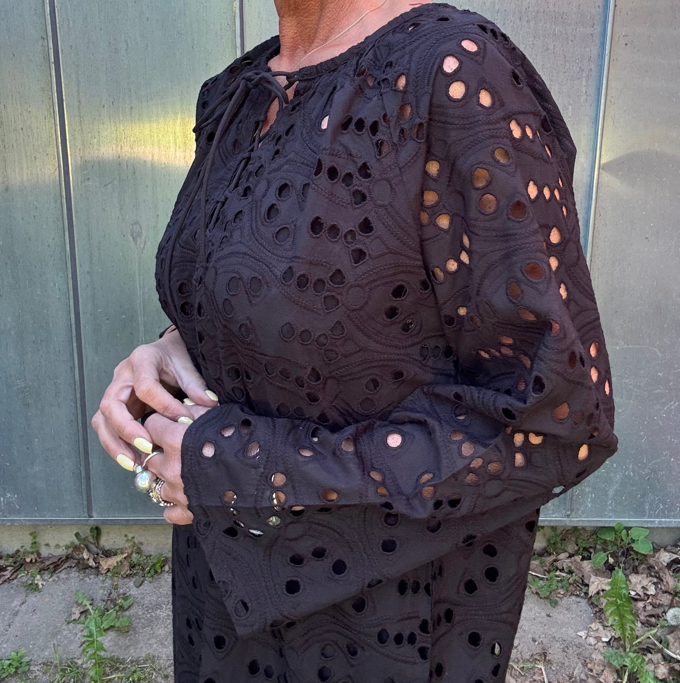 Black Colour Kjole - BcHelena Boho Kjole i Sort