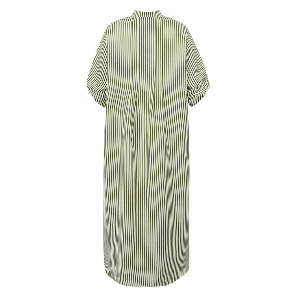 Gossia Kjole - AlexaGO Jo Skjorte Kjole i Creme Army Stripes