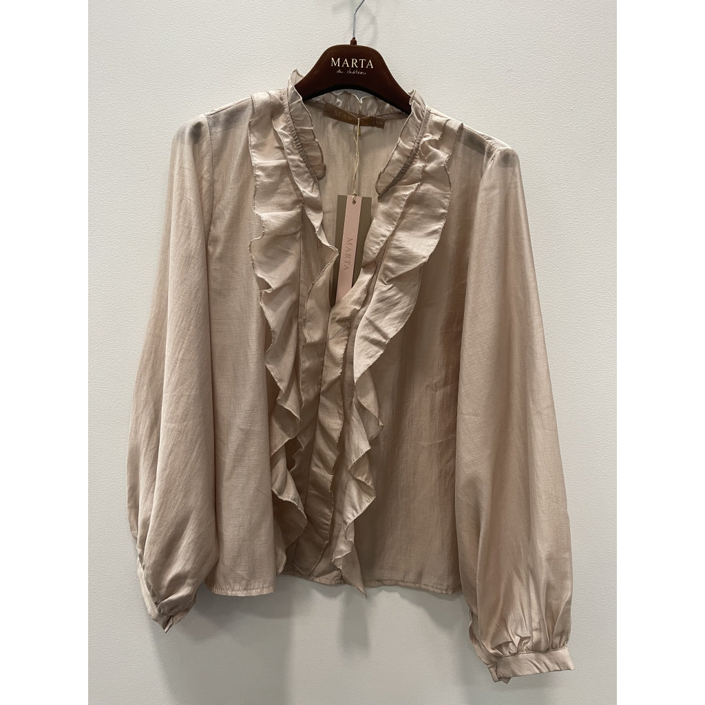 MARTA du château Skjorte -58221 MdcNaira Skjorte i Beige