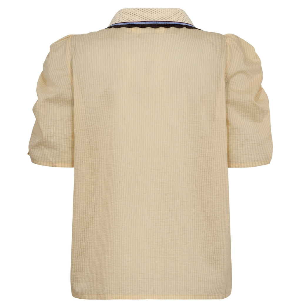 Gossia Bluse - AllyGO Bluse i Soft Lemon Stripes