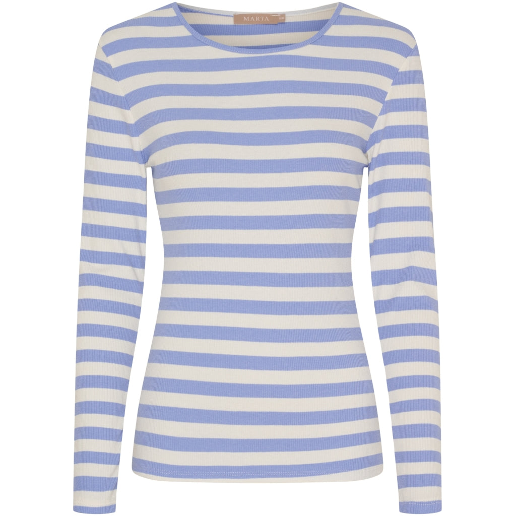 MARTA du château Bluse - 7702 MdcBegonia LS Bluse i Celeste Blå