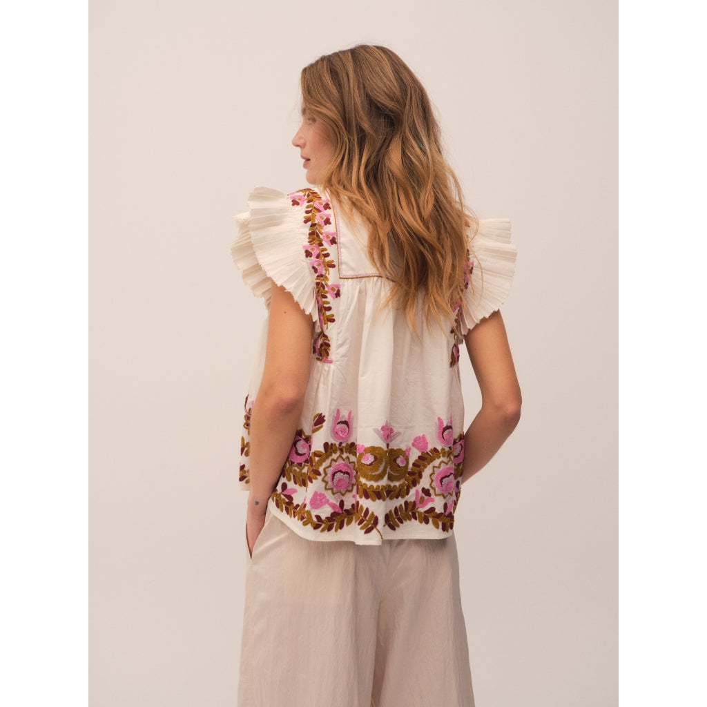 Gossia Blusen - ZarinaGO Bluse i Off-White