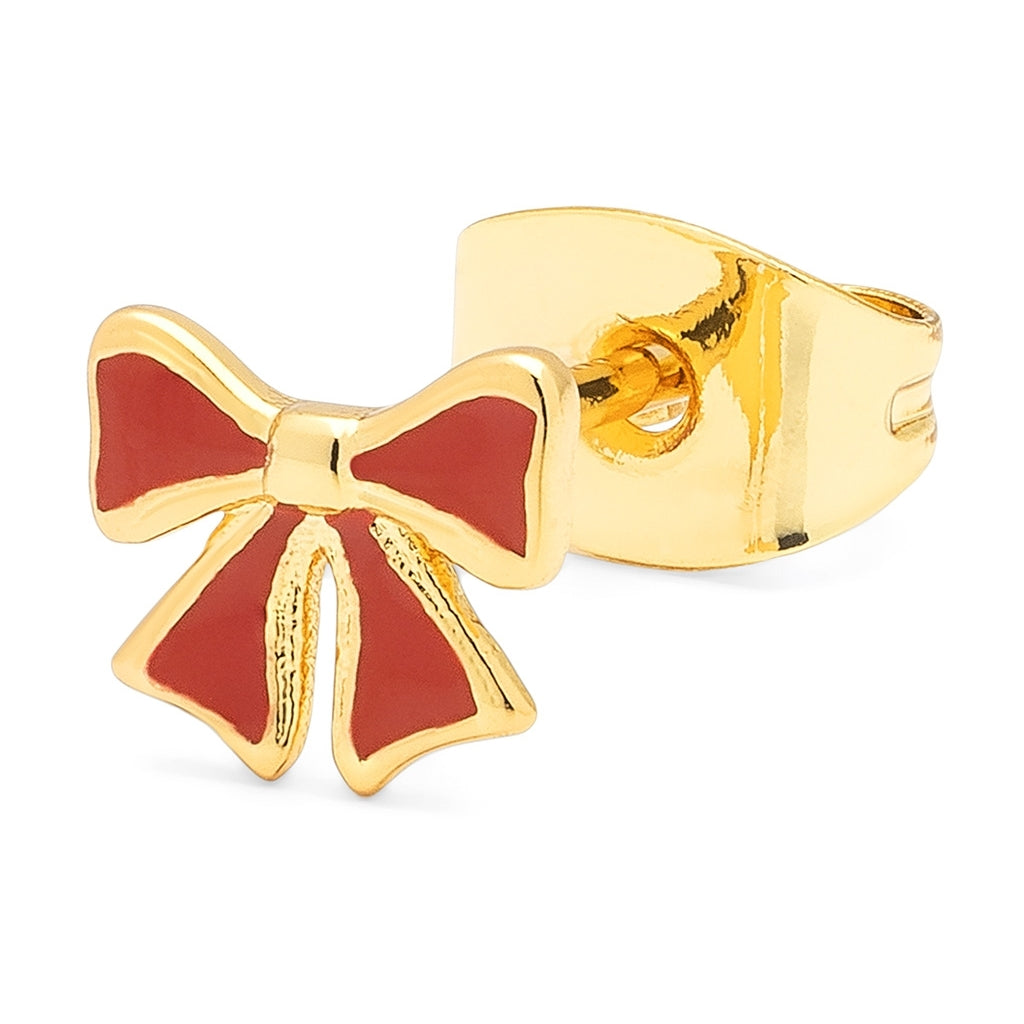 LULU Copenhagen Ørering - Bow Ørestik i Forgyldt