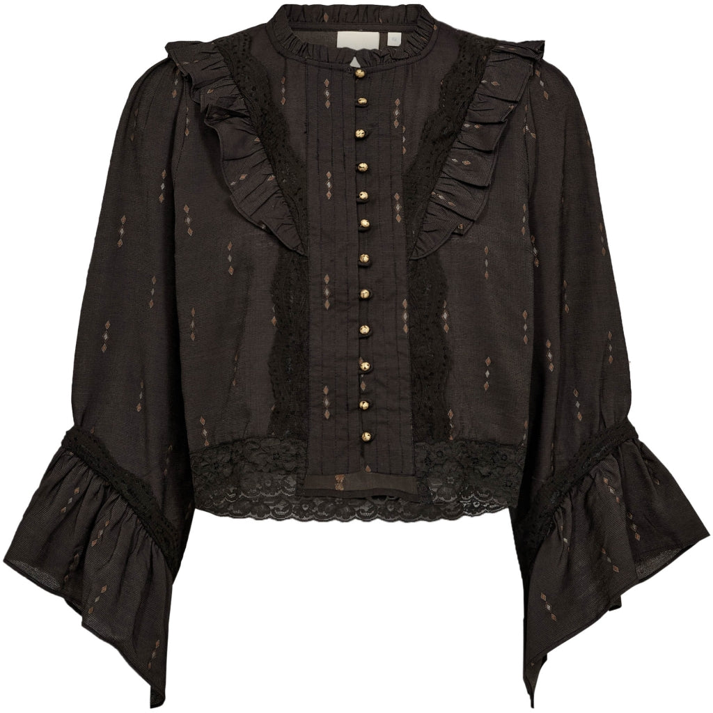 Gossia Bluse - CorinnGO Bluse i Black Mix