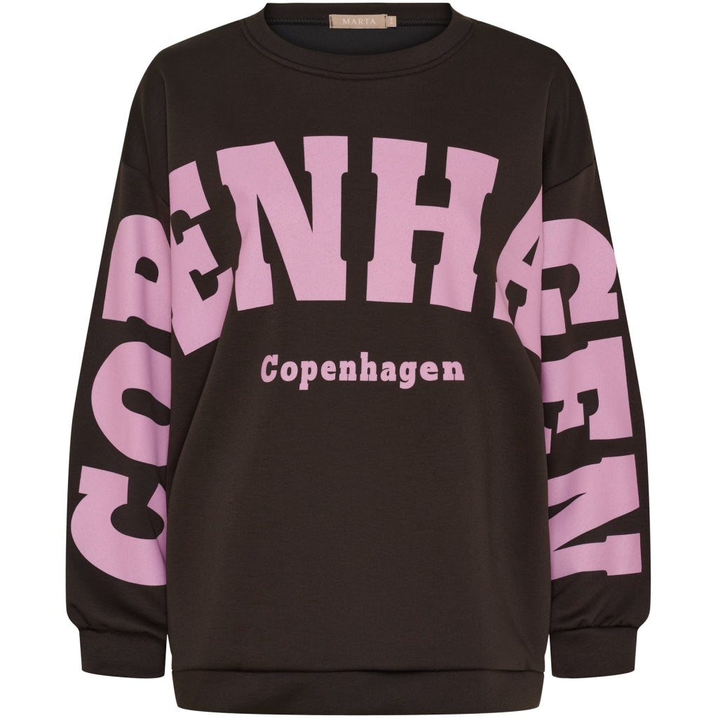 MARTA du château Strik - MdcHibiscus Sweatshirt i Moro