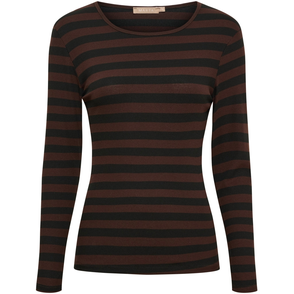 MARTA du château Bluse - 7702 MdcBegonia LS Bluse i Black Moro