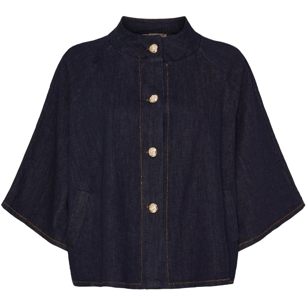 MARTA du château Jakke - 248370 MdcArwen Jakke i Dark Blue Denim