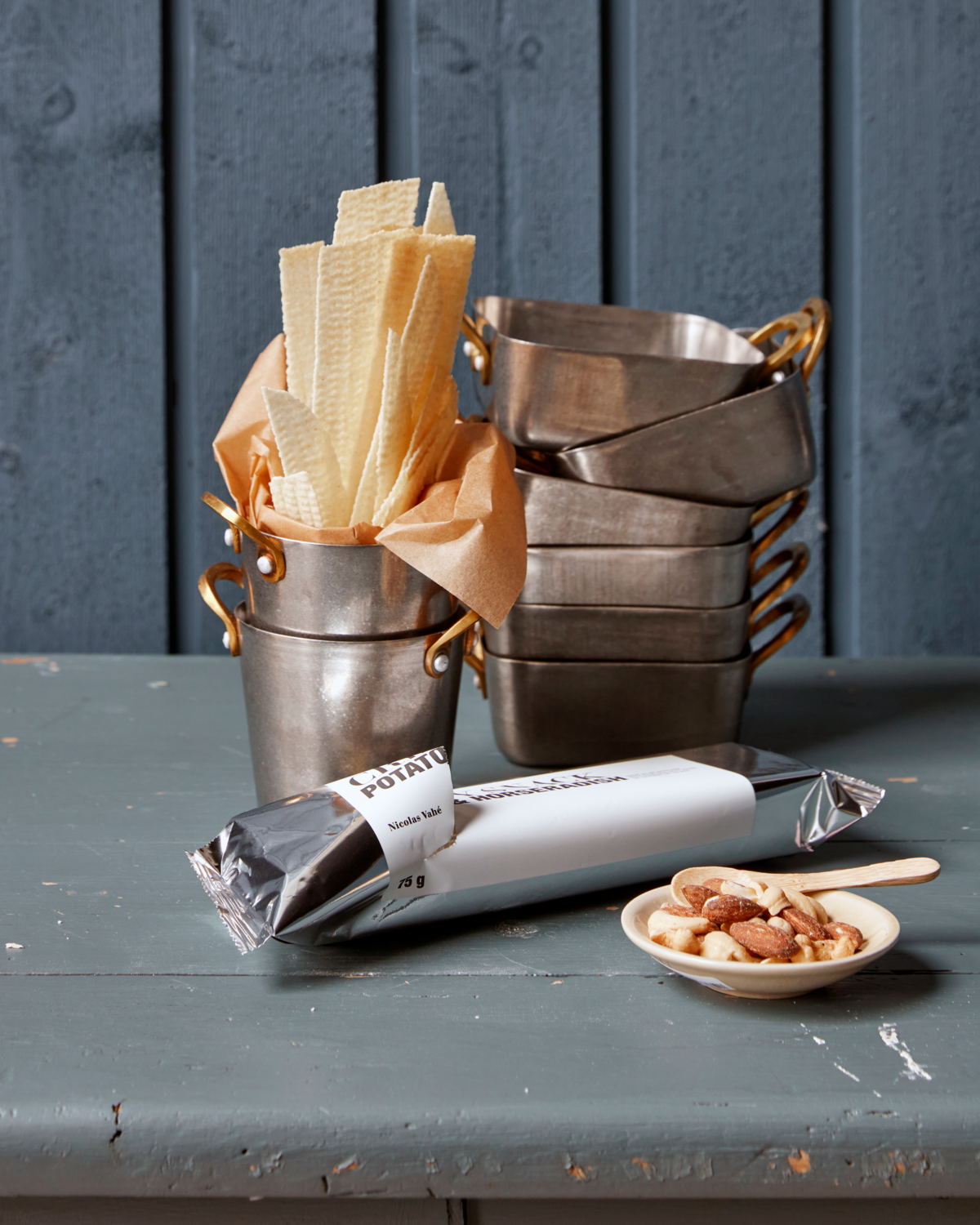 Nicolas Vahé Chips - Crispy Chips, Kartoffel og Peberrod Smag