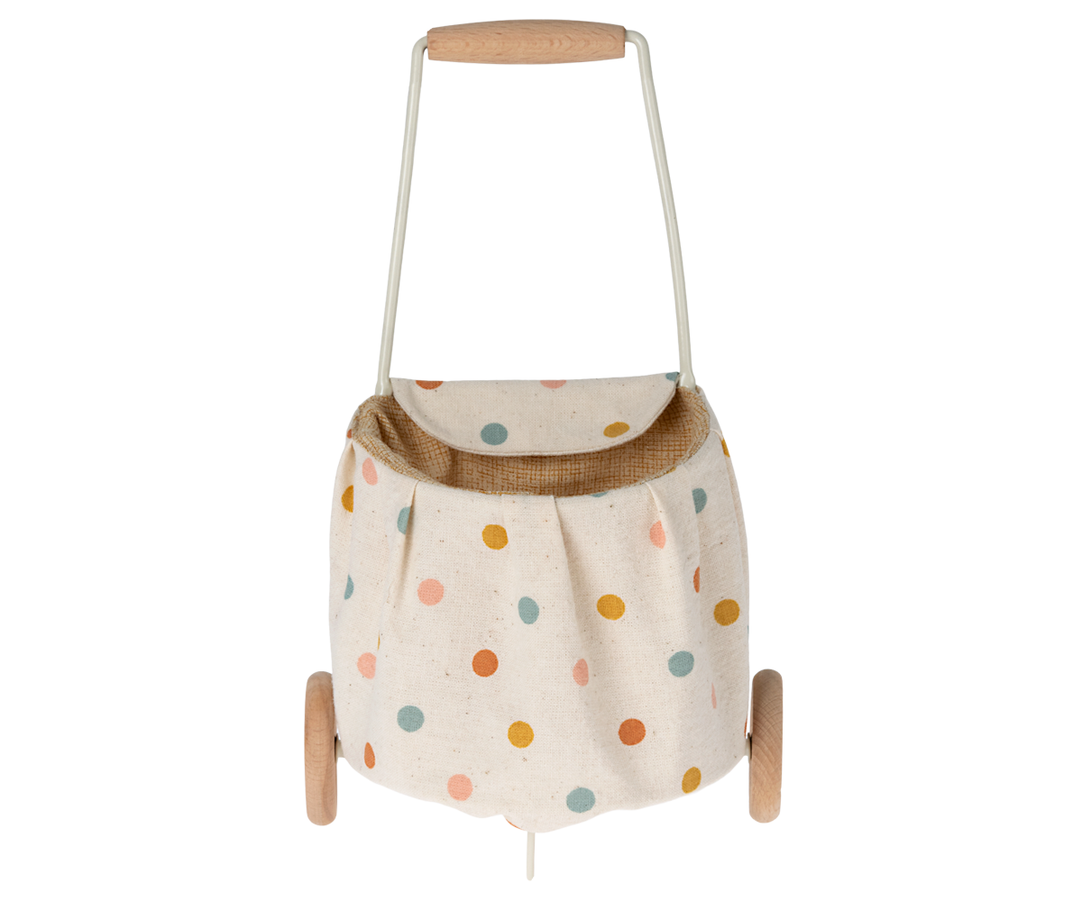 Maileg Trolley - Miniature Trolley i Multi Prikker