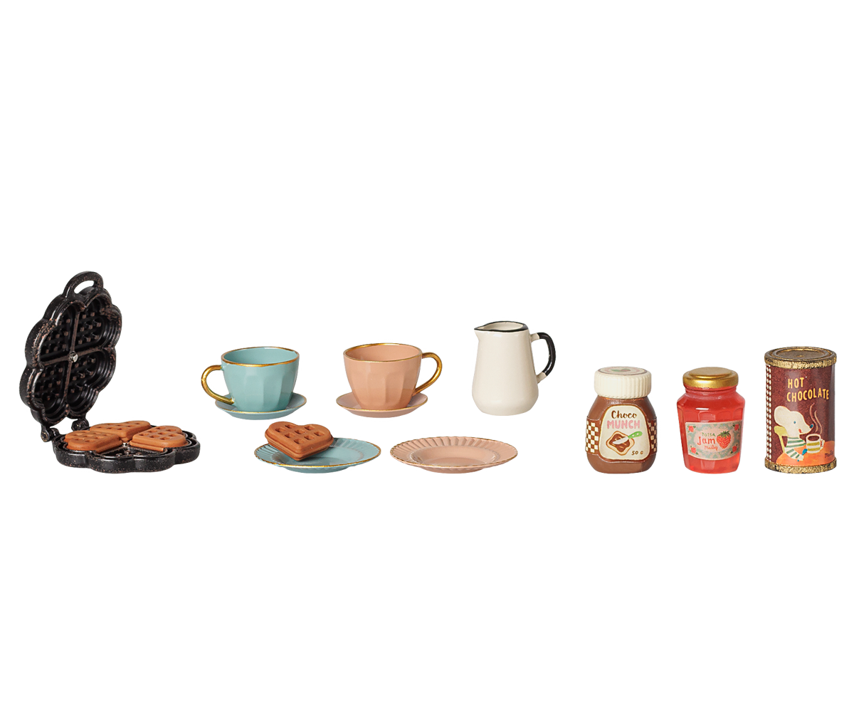 Maileg Vaffelsæt - Vaffelsæt Til Mus