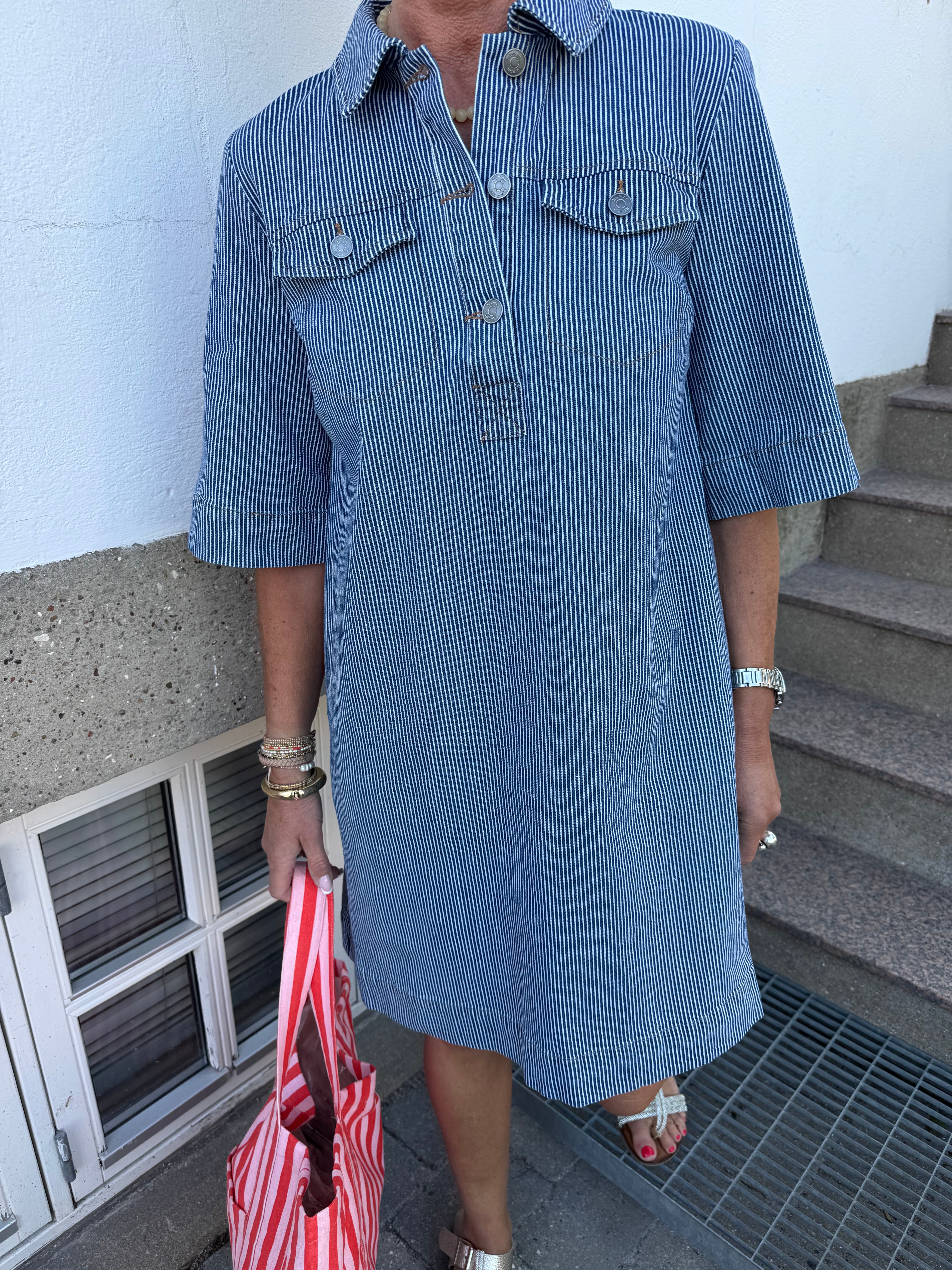 Nümph Kjole - NuErina Kjole i Medium Blue Denim
