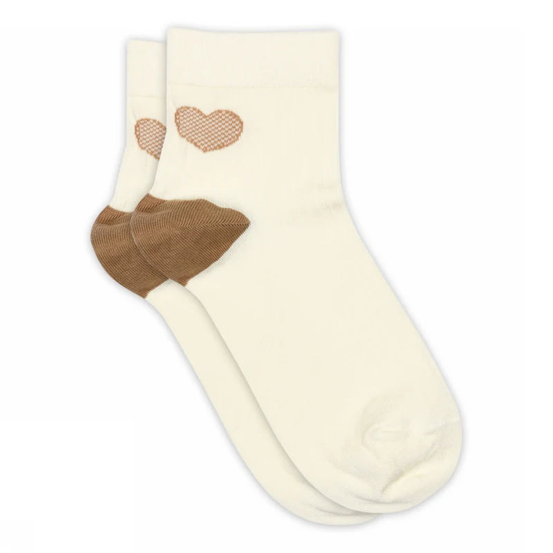 MP Women Strømper - 77777 Minna Korte Strømper i Cream
