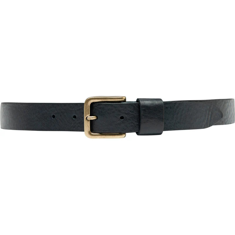 Depeche Bælte - 12824 Skind Bælte i Dark Blue