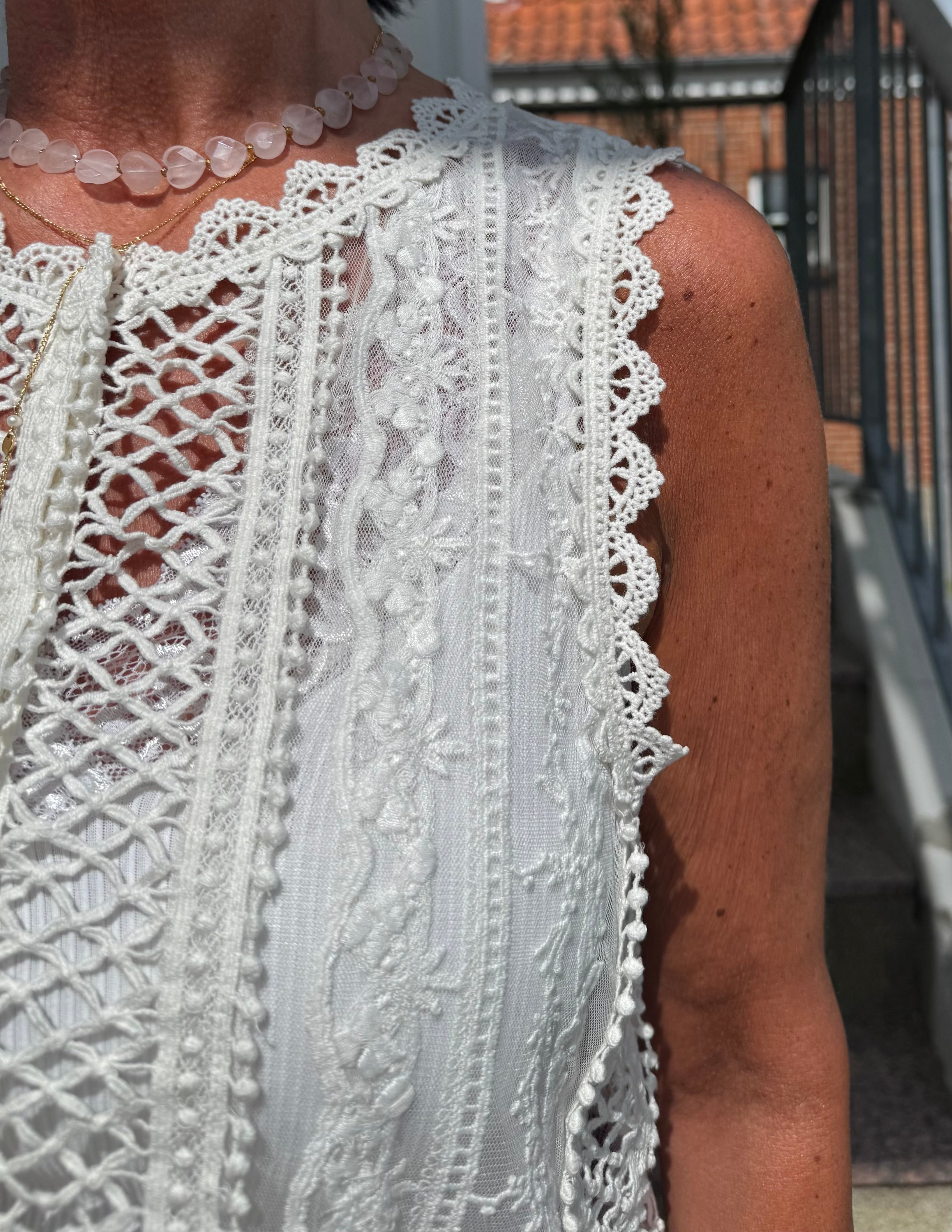 Gossia Top - SeboraGO Top i Off-White