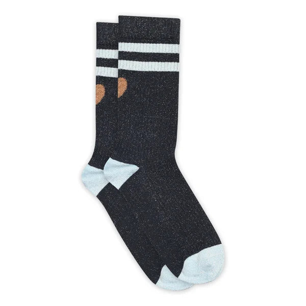 MP Women Strømper - 79755 Elga Glitter Strømper i Navy Glitter
