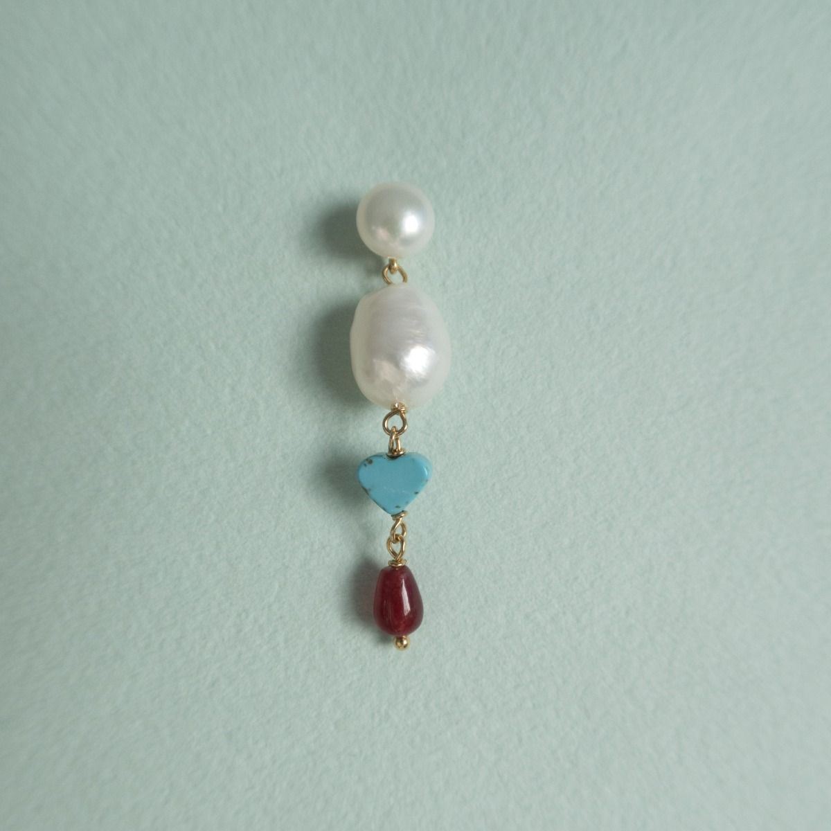 Stine A Ørering - Lou Lou Ørering Med Hjerte i Blå