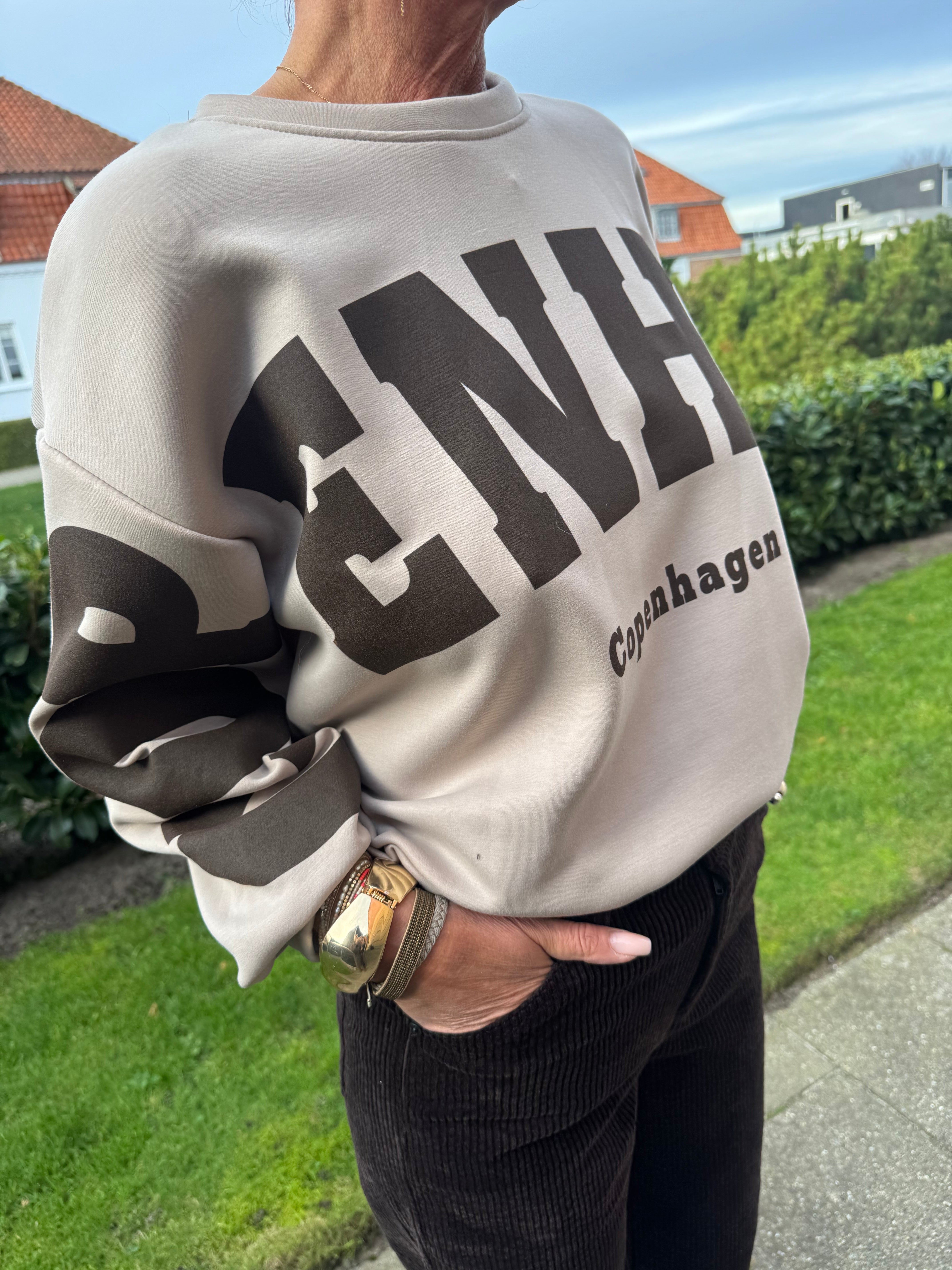 MARTA du château Strik - MdcHibiscus Sweatshirt i Beige New