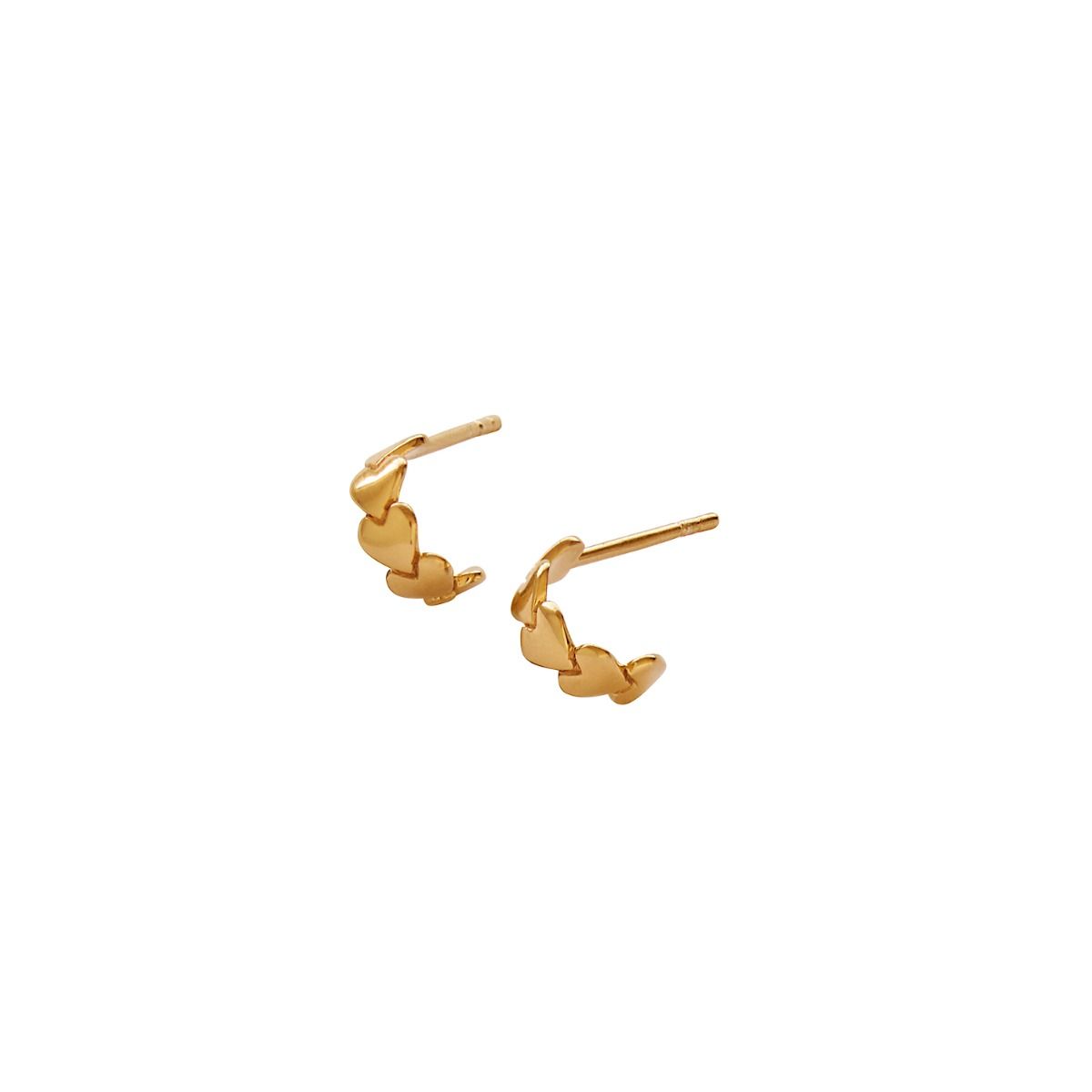 Stine A Ørering - Petit Love Heart Creol Ørering Mini