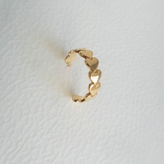 Stine A Ørering - Petit Love Heart Creol Ørering