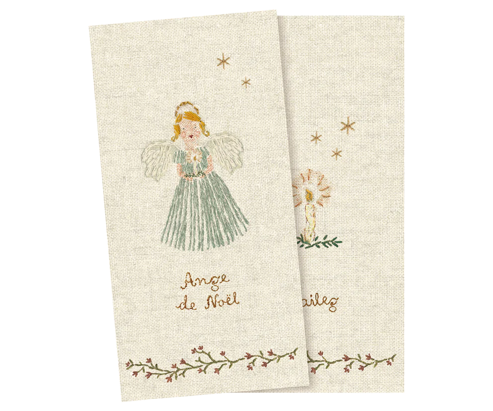 Maileg Servietter - Servietter Lille, Angel De Nöel Med Lys På Den Ene Side