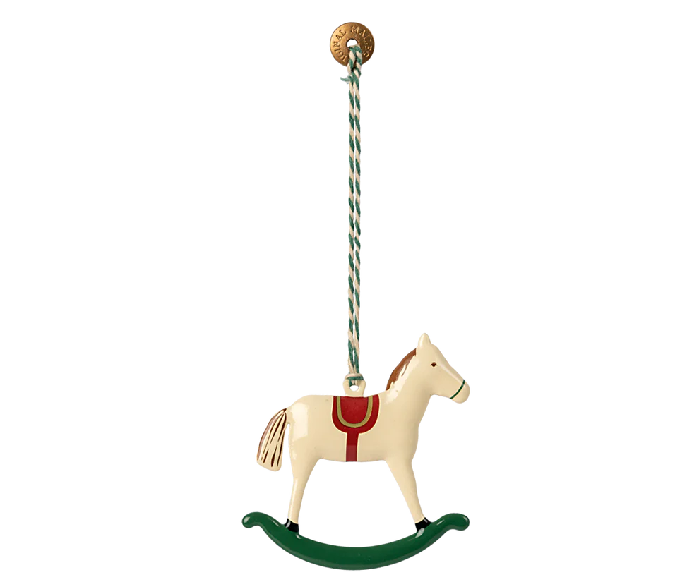 Maileg Julepynt - Metal Ornament Gyngehest