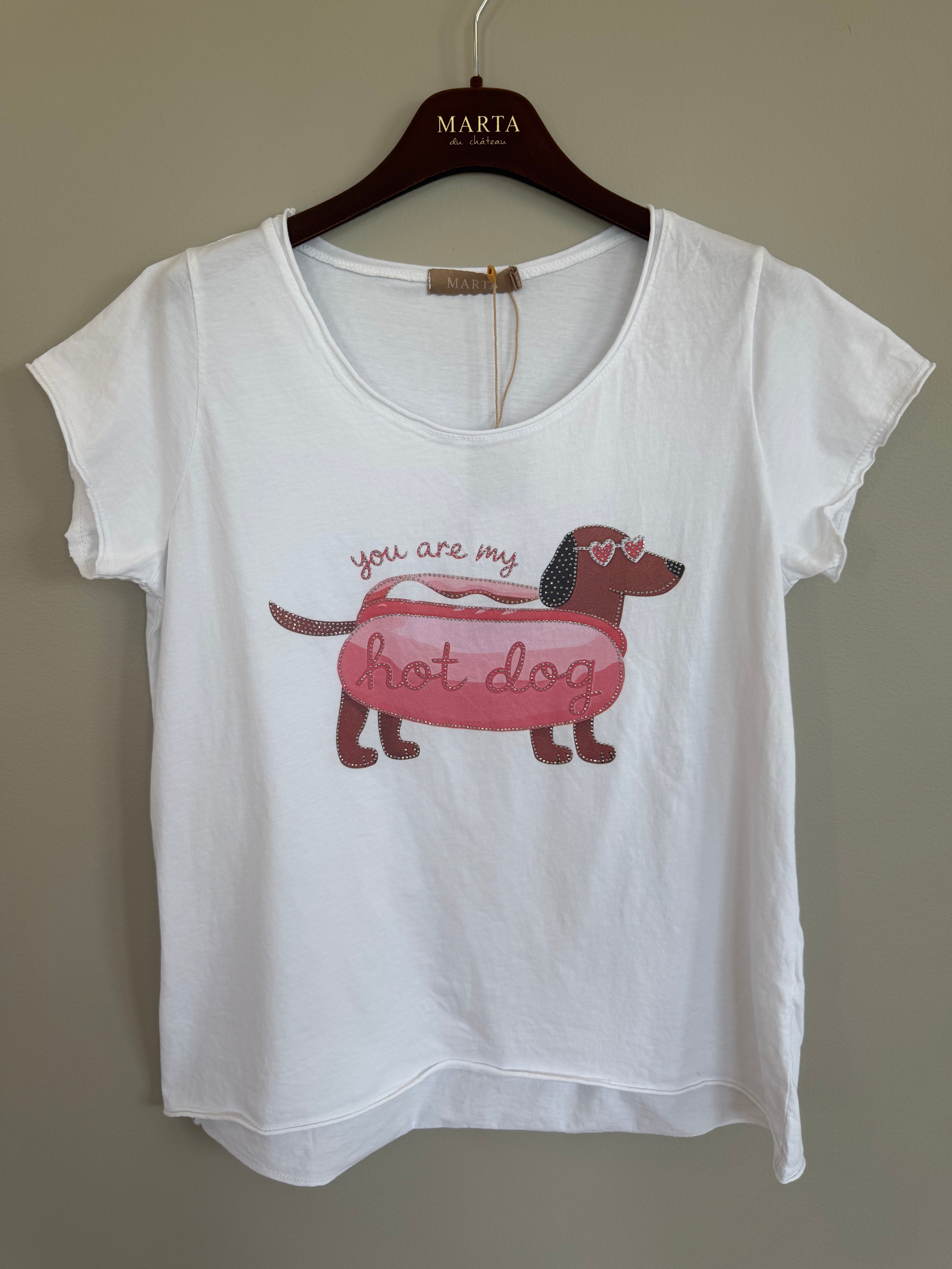 MARTA du château T-shirt - 1535 MdcMarie T-shirt i Hvid