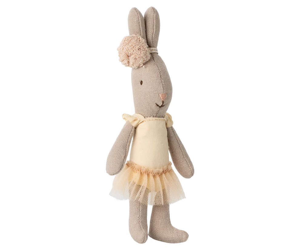Maileg Hare - Micro Hare med Balletdragt og Tylsskørte i Creme