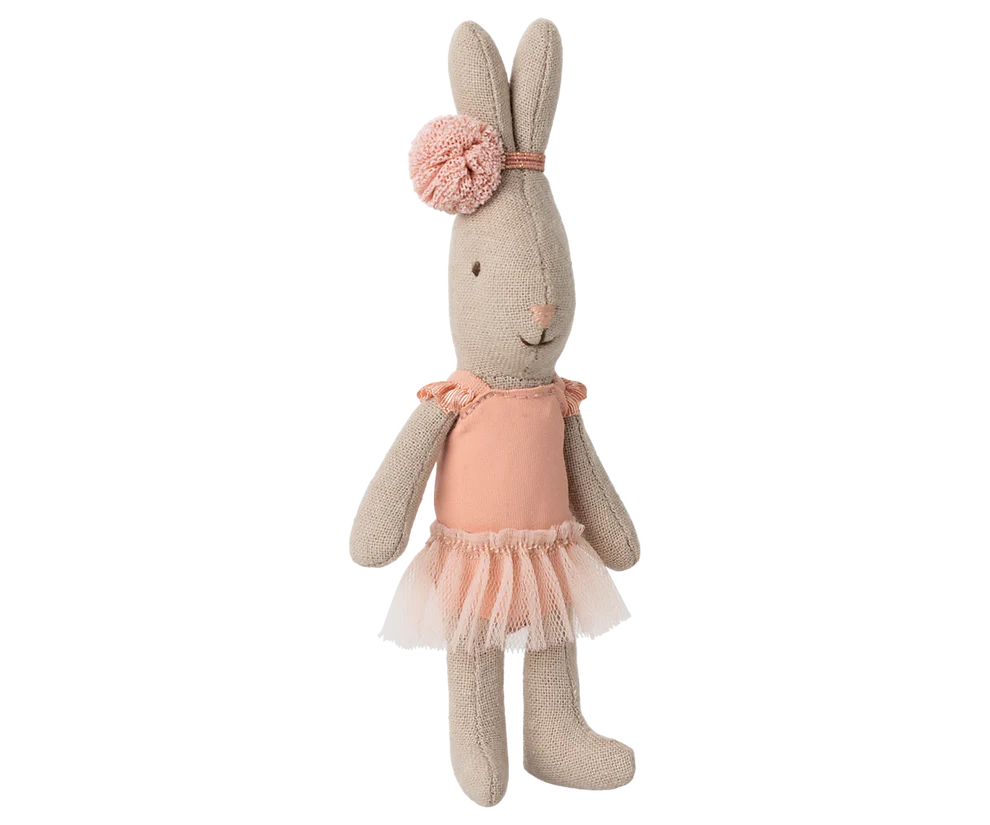 Maileg Hare - Micro Hare med Balletdragt og Tylsskørte i Rosa
