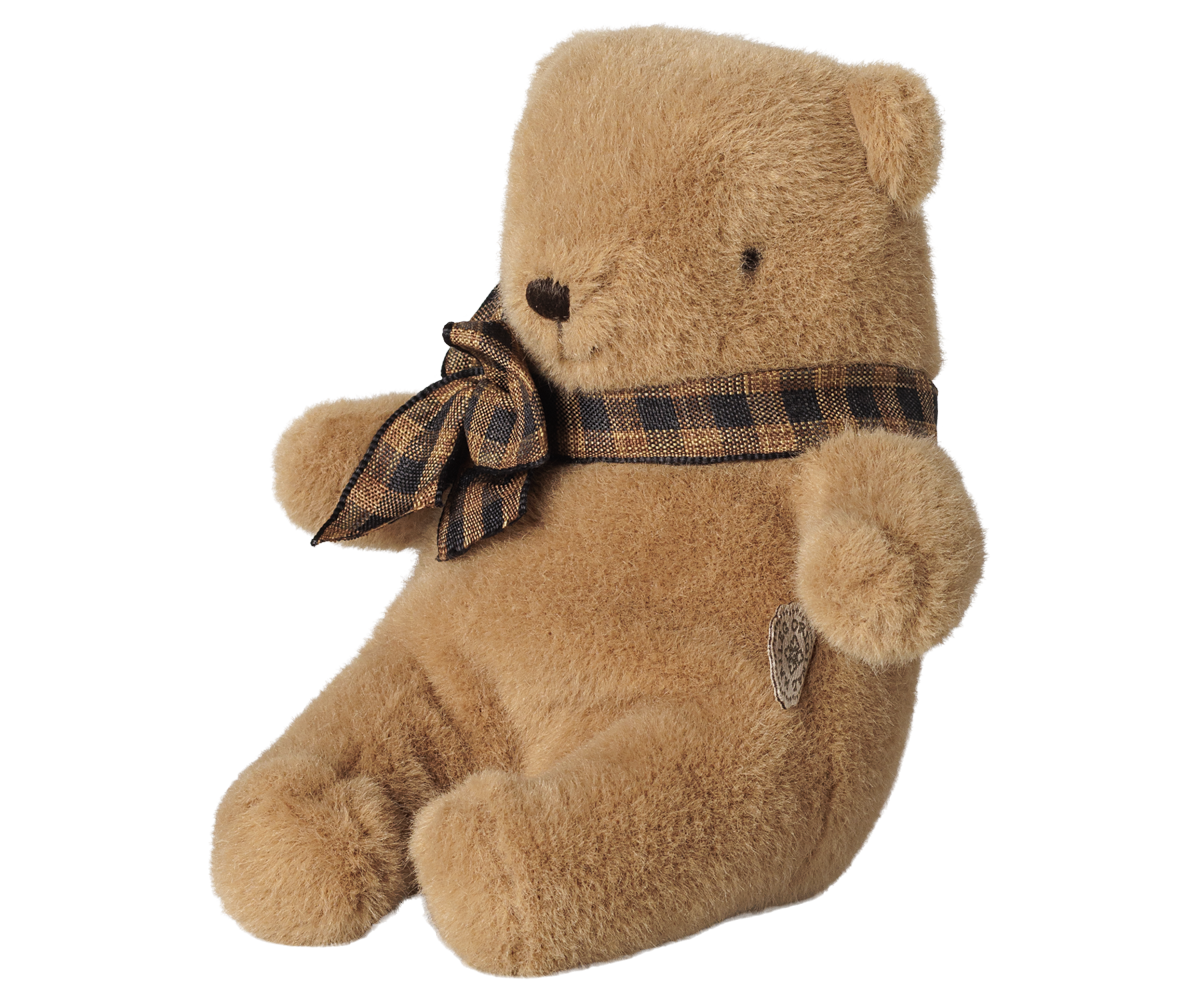 Maileg Teddy Bamse - Teddy Plush Bamse Mini i Mushroom