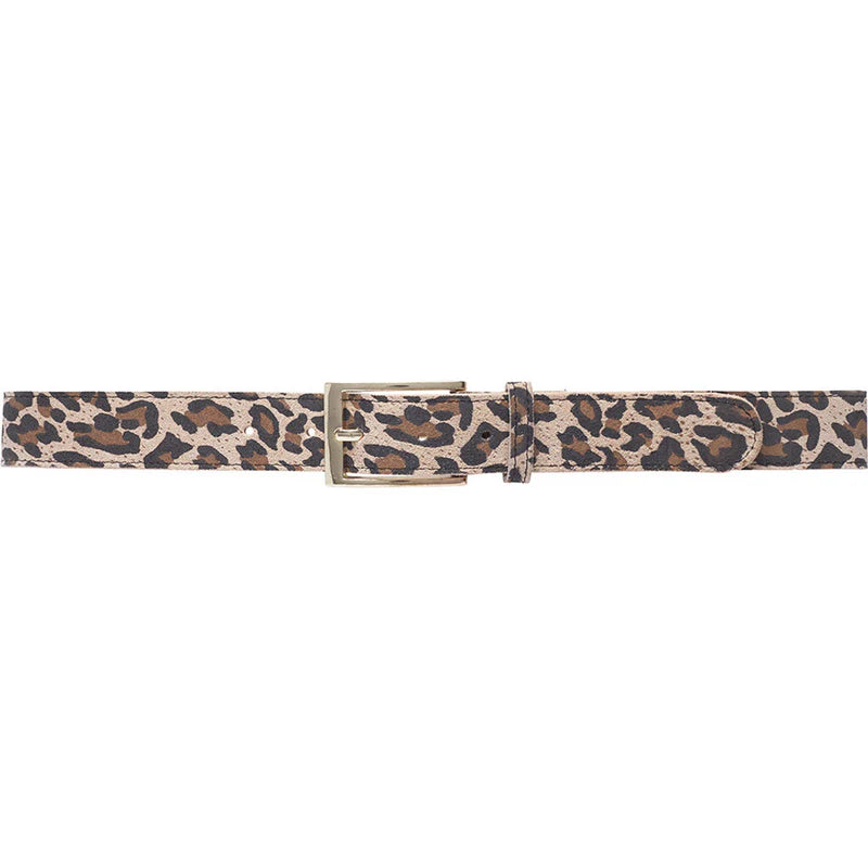 Depeche Bælte - 16380 Jeans Bælte i Brun Leopard