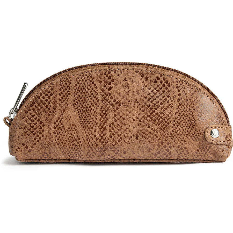 Depeche Toilettaske - 16592 Toilet Pung Lille i Camel Snake