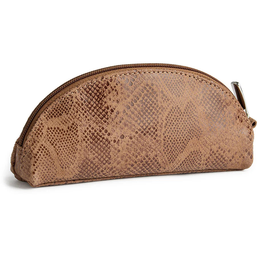 Depeche Toilettaske - 16592 Toilet Pung Lille i Camel Snake