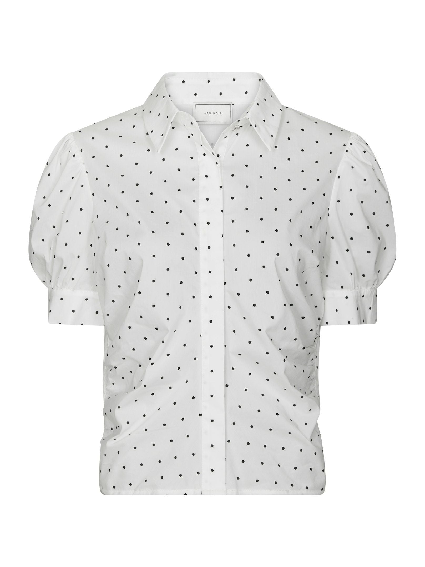 Neo Noir Skjorte - Frannie Dot Skjorte i Off-White
