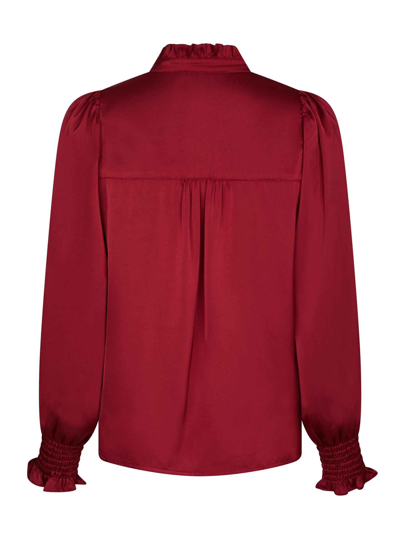 Neo Noir Bluse - Zamola Bluse i Dark Red