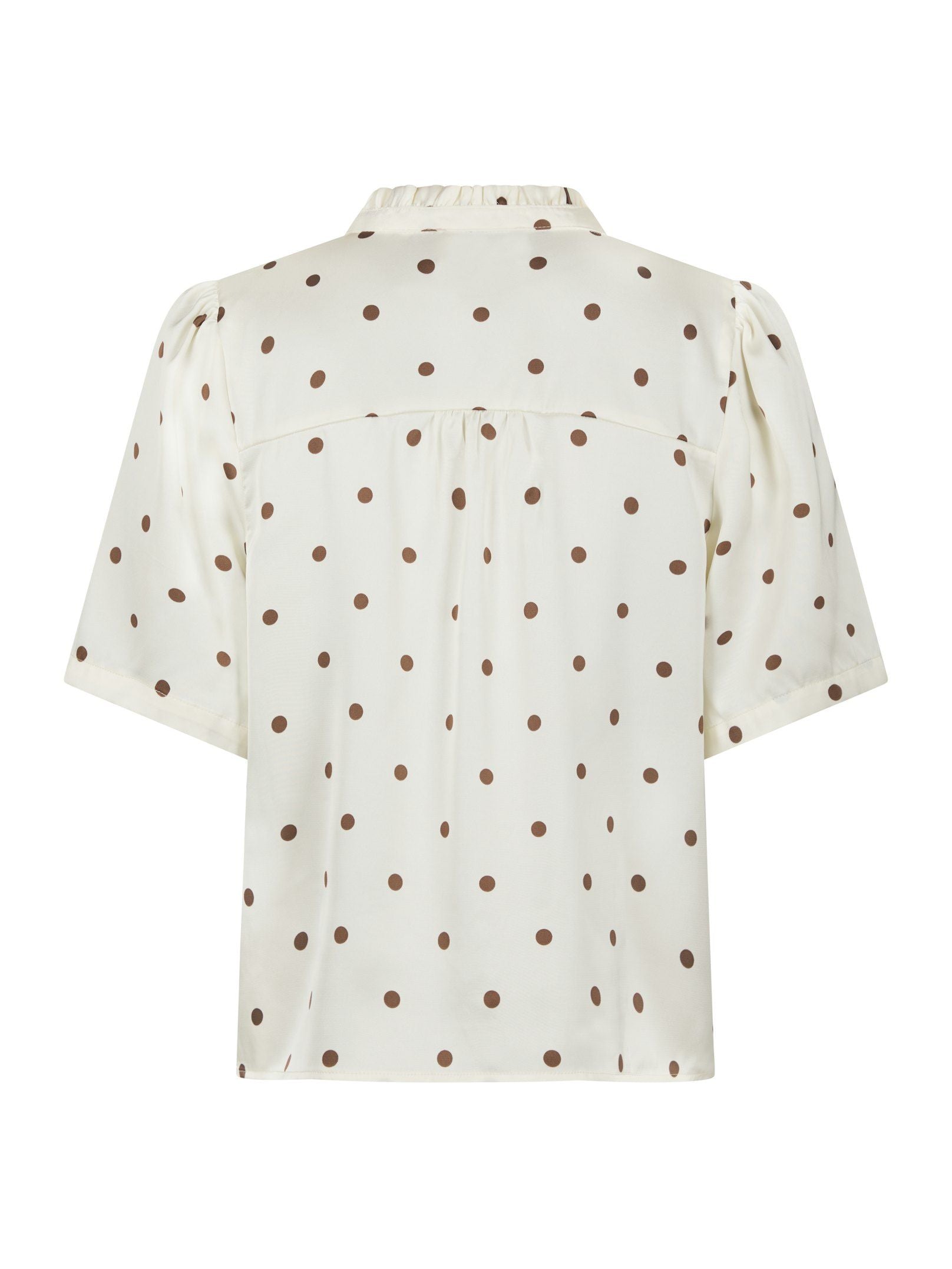Neo Noir Bluse - Torana Dotted Bluse i Creme