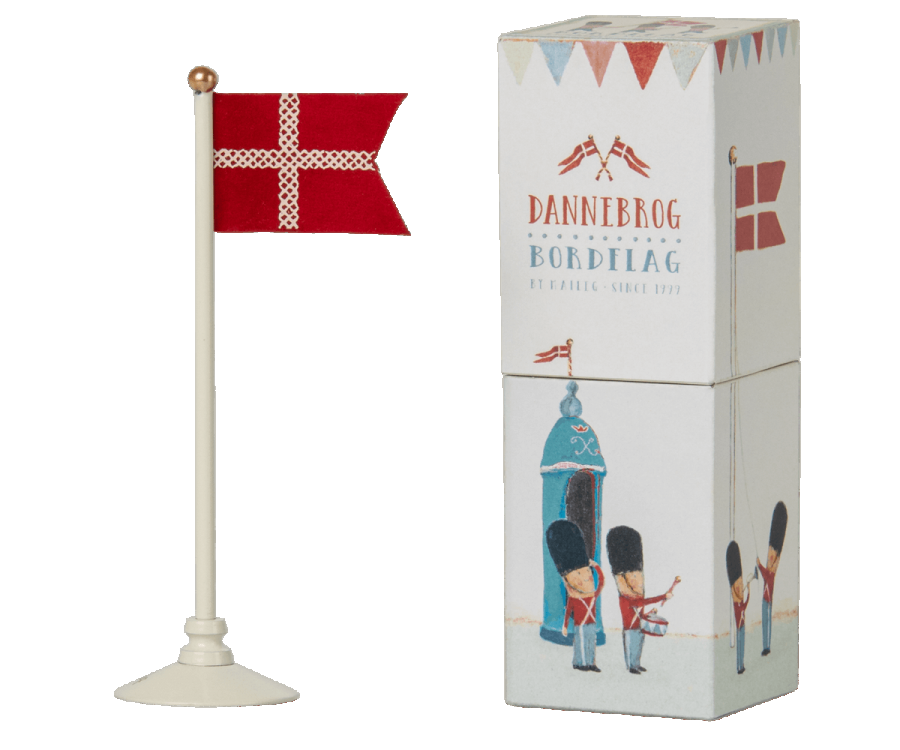 Maileg Flag - Dannebro, Lille Bord Flag