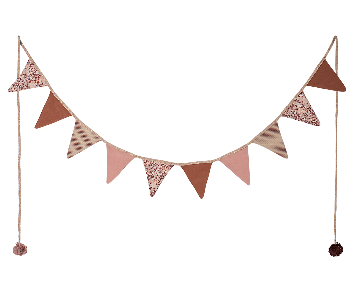 Maileg Guirlande - Guirlande i Rosa Mønster