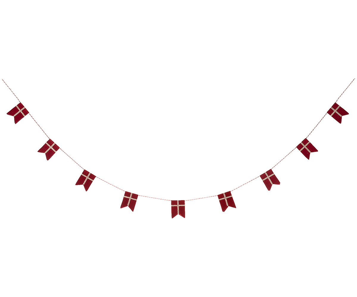 Maileg Flagranke - Dannebro Flagranke Med 9 Flag