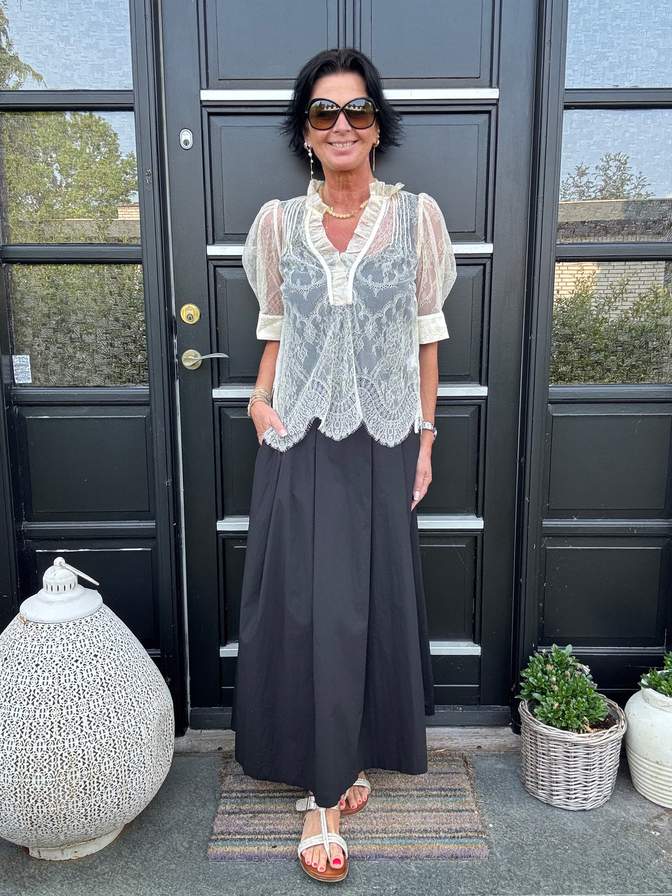 Gossia Bluse - AmarGO Gold Bluse i Creme Gold