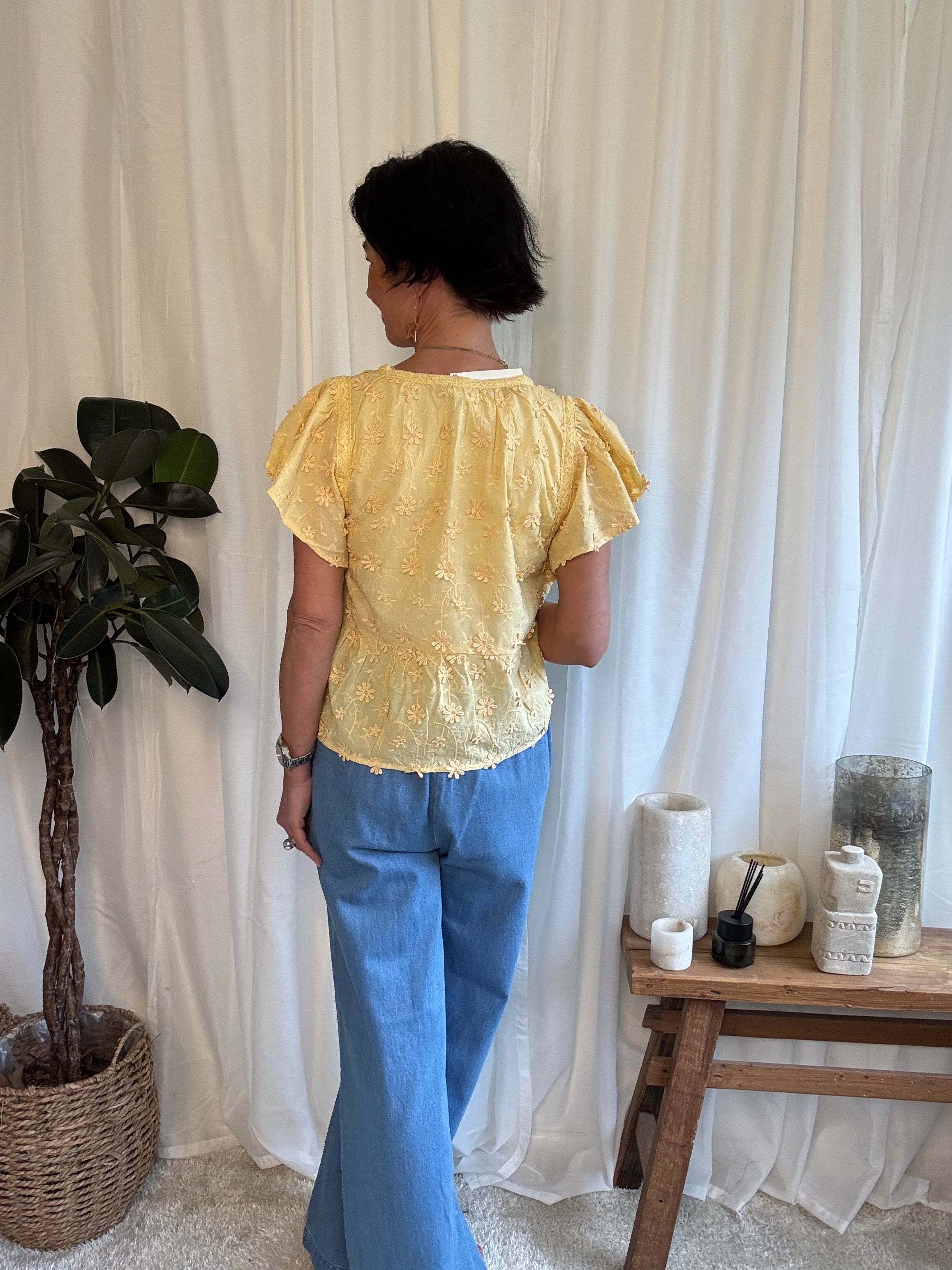 Atelier Rêve Top - IRLiane SS Top i Golden Haze