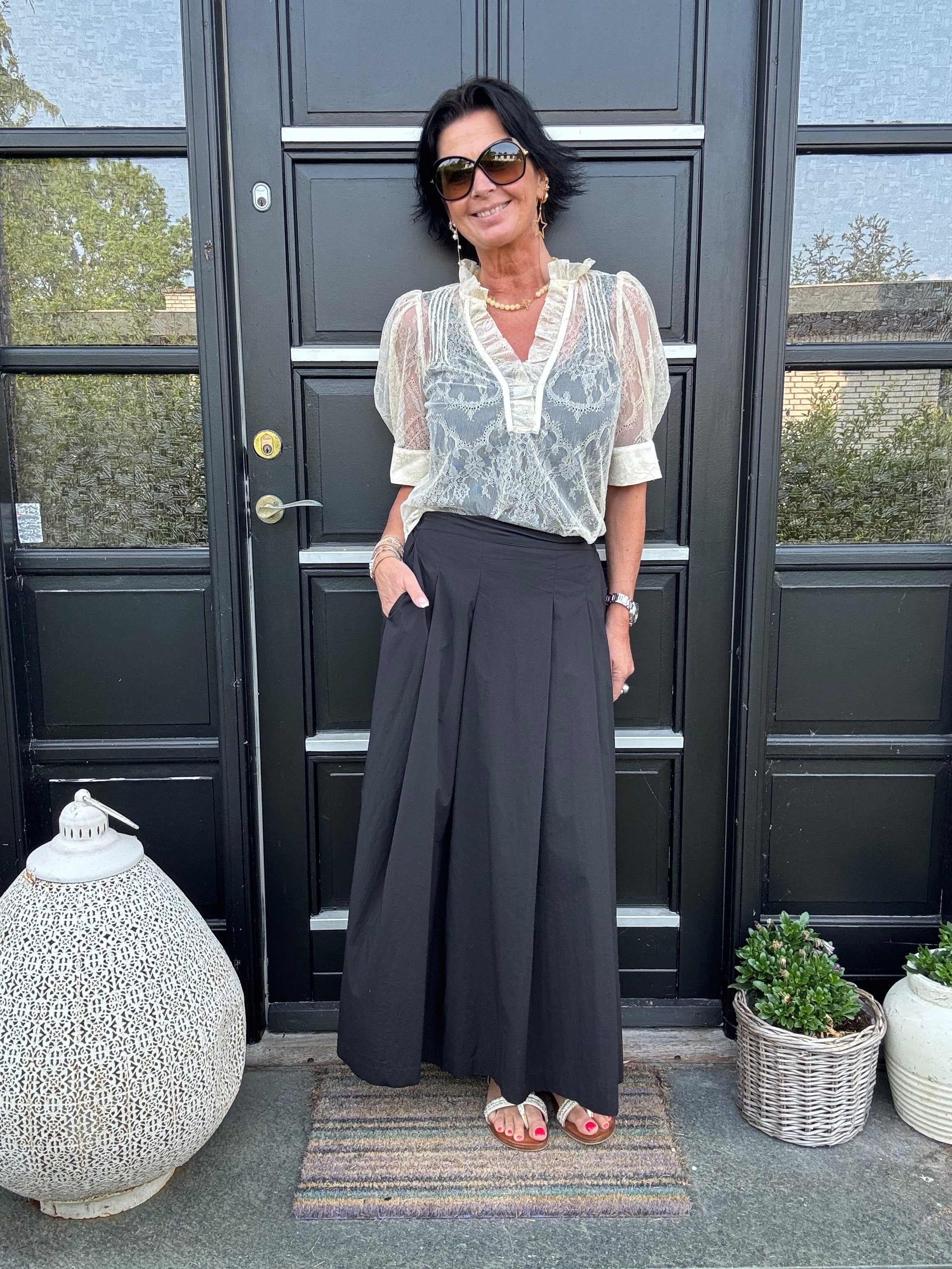 Gossia Bluse - AmarGO Gold Bluse i Creme Gold