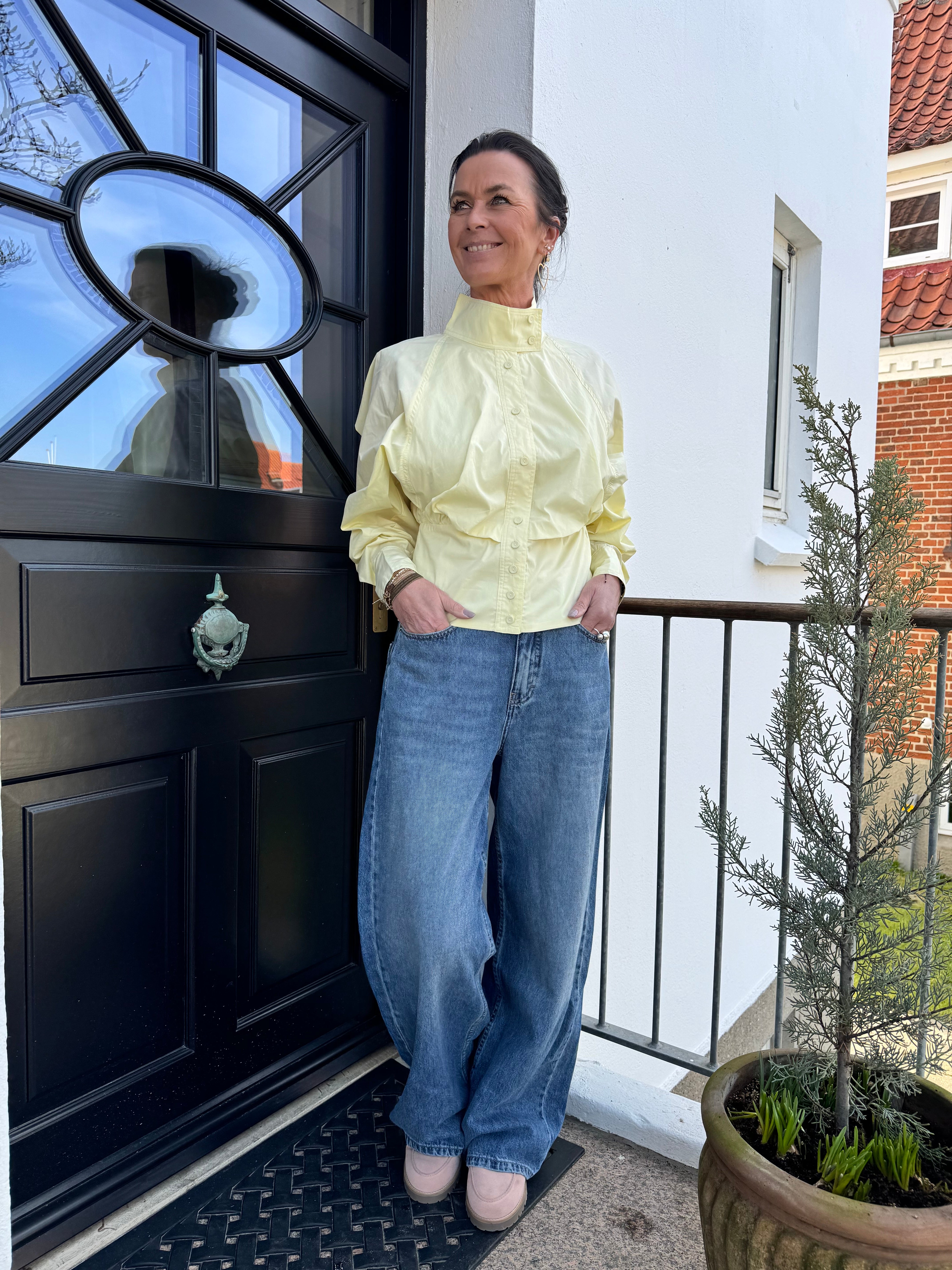 Gossia Skjorte -CharlotteGO Skjorte i Soft Lemon