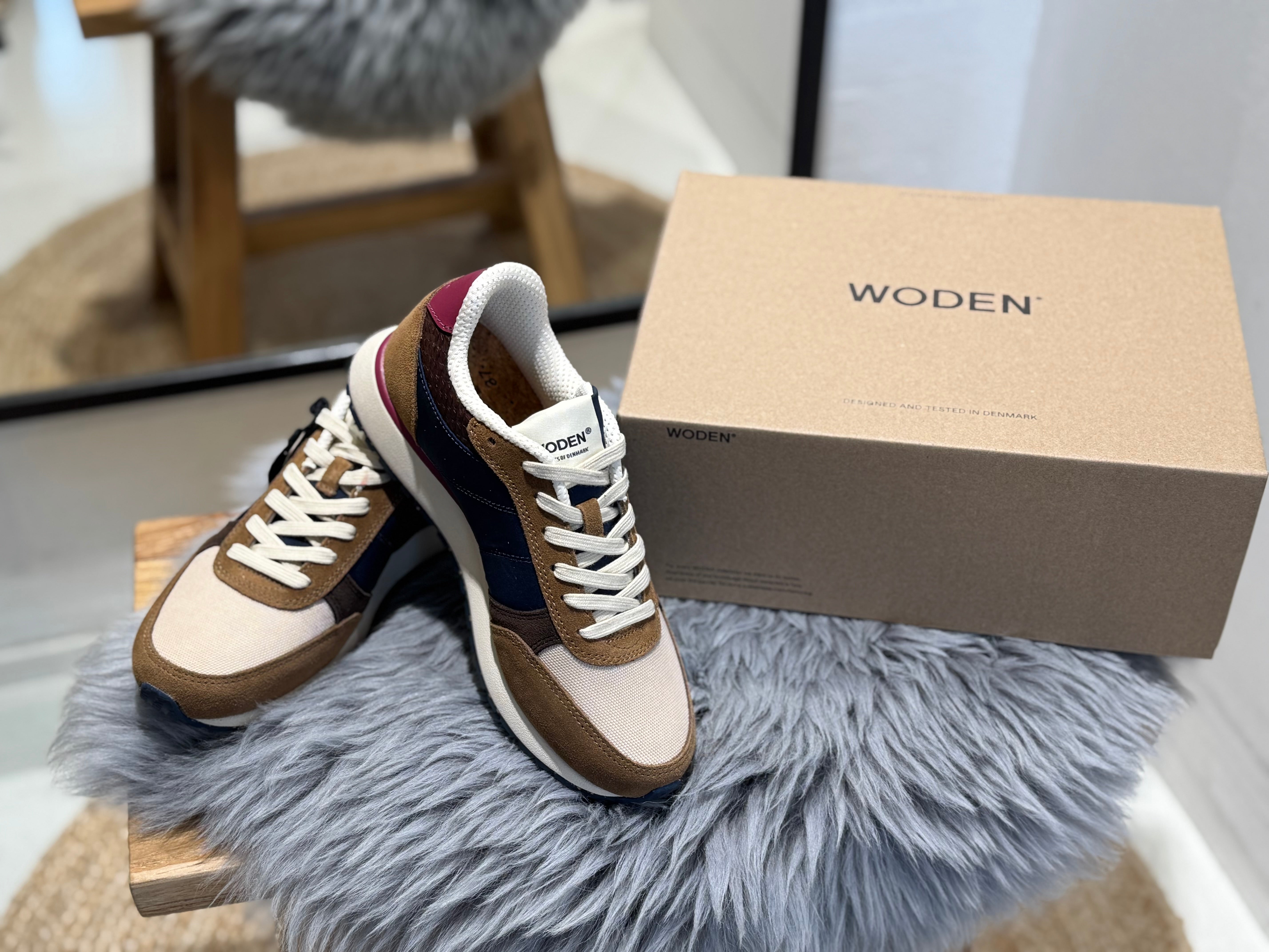 Woden Sneaker - Ronja Sneaker i Caramel Multi