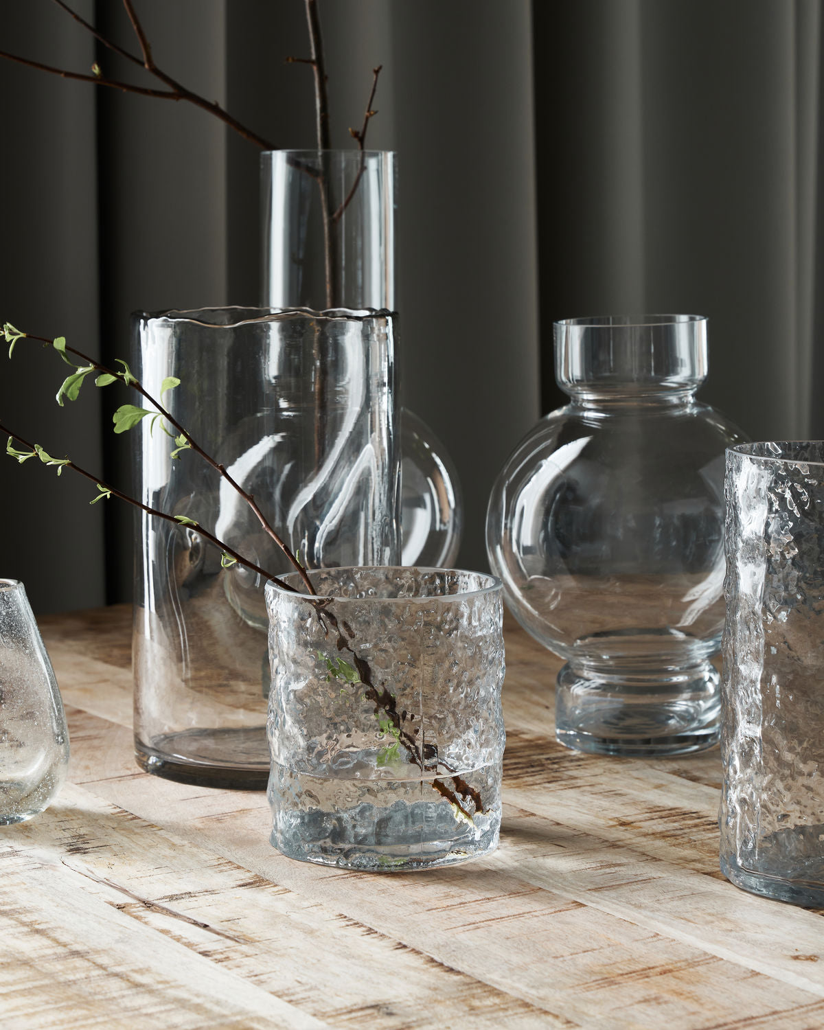 House Doctor Vase - Vase, HDHuri i Klar Glas